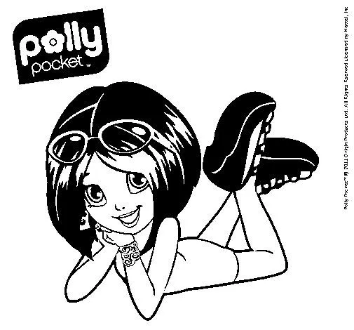 Dibujo de Polly Pocket 13 para Colorear - Dibujos.net