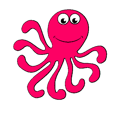 Dibujo de Pulpo 2 pintado por Infantil en Dibujos.net el día 25-05 ...