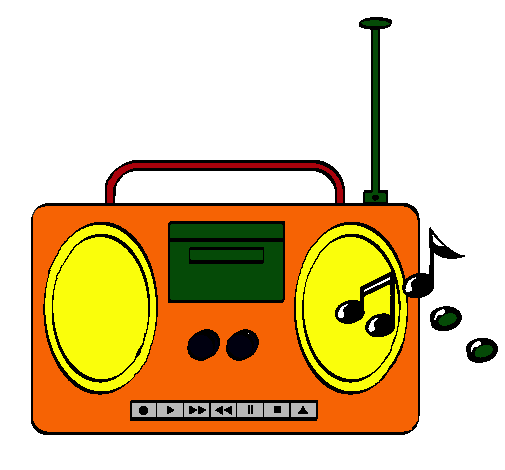 Dibujo de Radio cassette 2 pintado por Aury en Dibujos.net el día ...