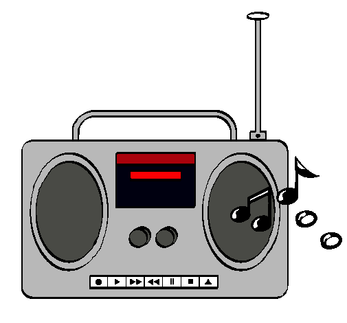 Dibujo de Radio cassette 2 pintado por Grabadora en Dibujos.net el ...