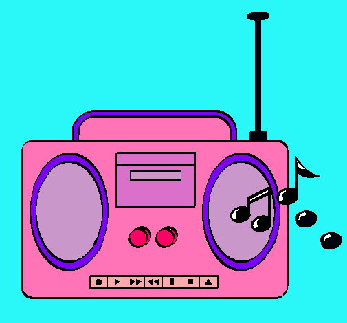 Dibujo de Radio cassette 2 pintado por Juniorsito en Dibujos.net ...