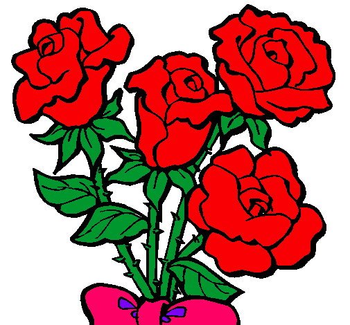Dibujo de Ramo de rosas pintado por Aeta en Dibujos.net el día 30 ...