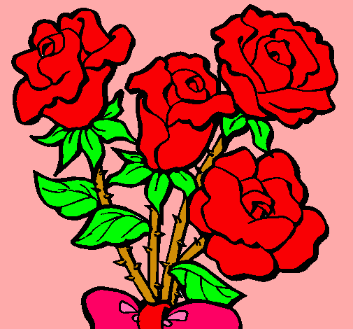 Dibujo de Ramo de rosas pintado por Ramos en Dibujos.net el día 06 ... Dibujo de Ramo de rosas pintado por Ramos en Dibujos.net el día 06 ...