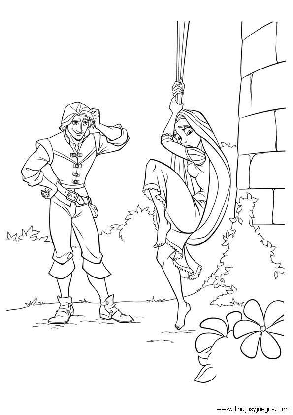 dibujo-rapunzel-walt-disney-049 | Dibujos y juegos, para pintar y ... dibujo-rapunzel-walt-disney-049 | Dibujos y juegos, para pintar y ...