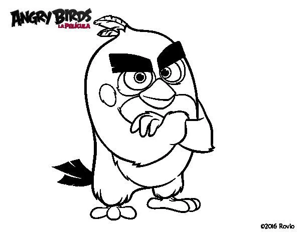 Dibujo de Red de Angry Birds para Colorear - Dibujos.net