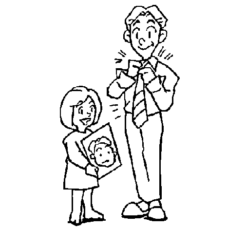 Dibujo de Retrato de papa para colorear | Dibujos del Día del ... Dibujo de Retrato de papa para colorear | Dibujos del Día del ...