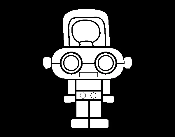 Dibujo de robot para colorear - Imagui