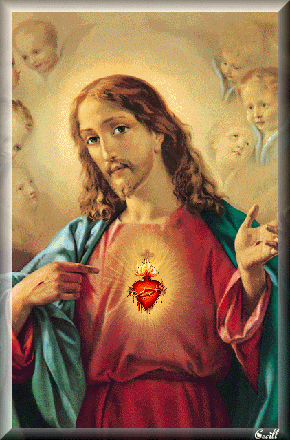 Dibujo del sagrado corazon de Jesus - Imagui