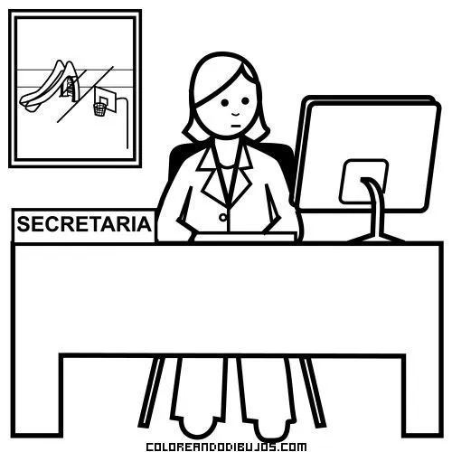 Dibujos de profesiones secretaria imágenes - Imagui