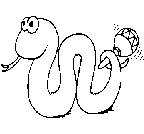 Dibujo de Serpiente cascabel pintado por Tfgfcfdfdd en Dibujos.net ...