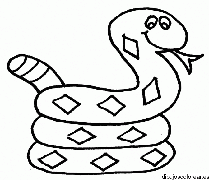Serpiente dibujo infantil - Imagui