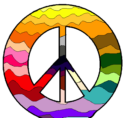 Dibujo de Símbolo de la paz pintado por Agustin en Dibujos.net el ...