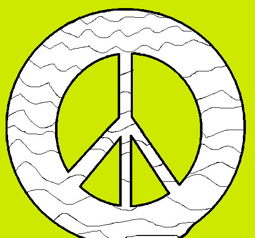 Dibujo de Símbolo de la paz pintado por Ghfbtgvyhfvg en Dibujos ...