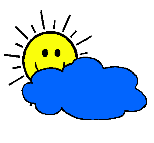 Dibujo de Sol y nube pintado por Melys en Dibujos.net el día 21-02 ...