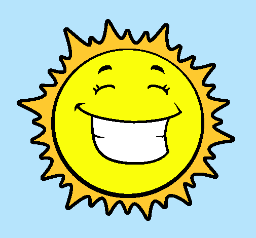 Dibujo de Sol sonriendo pintado por Infantil en Dibujos.net el día ...