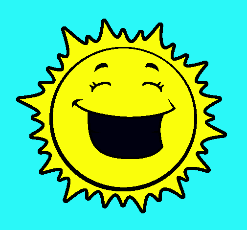 Dibujo de Sol sonriendo pintado por Soles en Dibujos.net el día 04 ...
