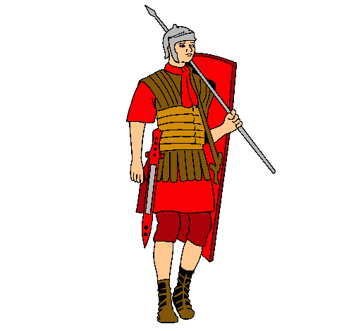 Dibujo de Soldado romano pintado por Bardock en Dibujos.net el día ...