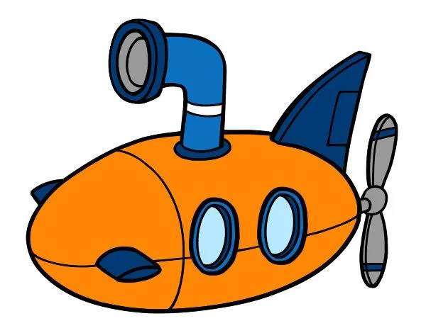 Dibujo de mi submarino pintado por Mopeta en Dibujos.net el día 13 ...