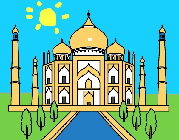 Dibujo de El Taj Mahal pintado por en Dibujos.net el día 23-04-15 ...
