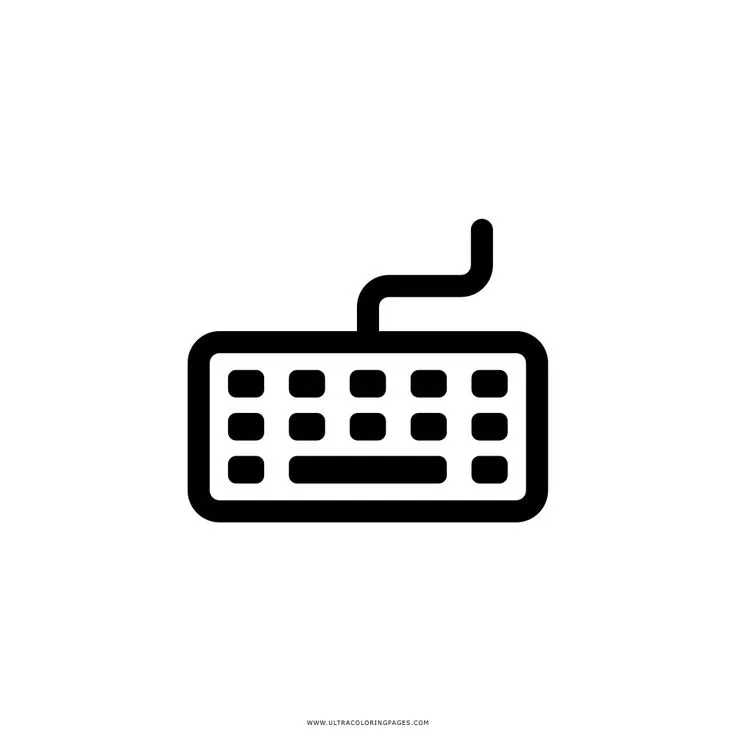 Dibujo De Teclado Para Colorear - Ultra Coloring Pages | Teclado, Teclado dibujo, Teclado para Dibujo De Teclado Para Colorear - Ultra Coloring Pages | Teclado, Teclado dibujo, Teclado para
