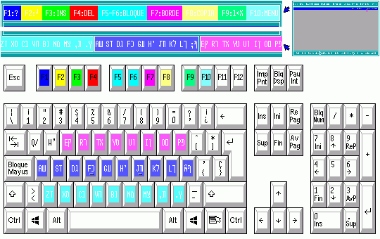 Imagenes del teclado de la computadora para colorear - Imagui