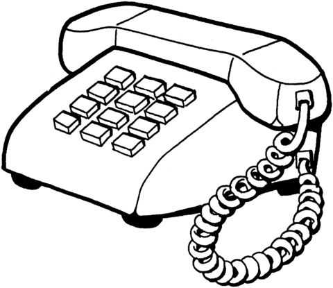 Dibujo de Teléfono para colorear | Dibujos para colorear imprimir ... Dibujo de Teléfono para colorear | Dibujos para colorear imprimir ...