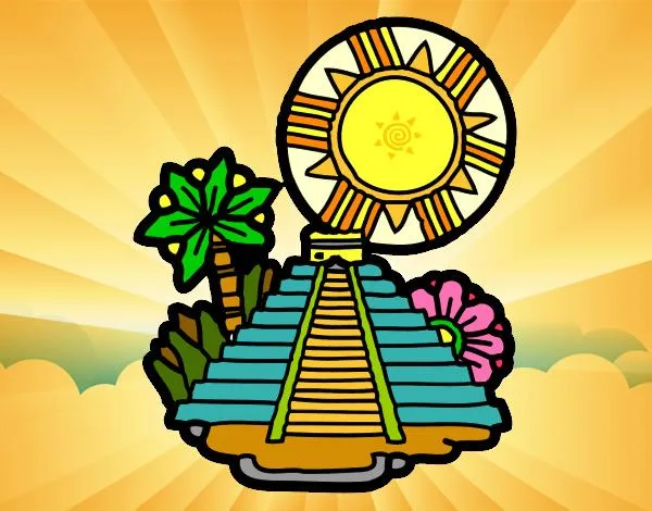 Dibujo de templo del sol pintado por Fidel01 en Dibujos.net el día ...