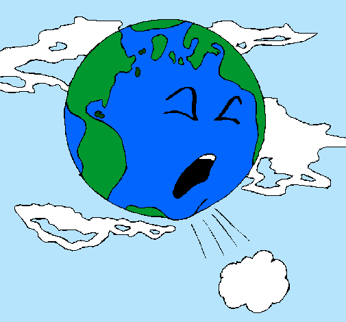 Dibujo del planeta tierra enfermo - Imagui