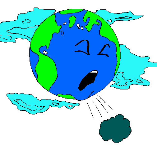 Dibujo de Tierra enferma pintado por Planeta en Dibujos.net el día ...