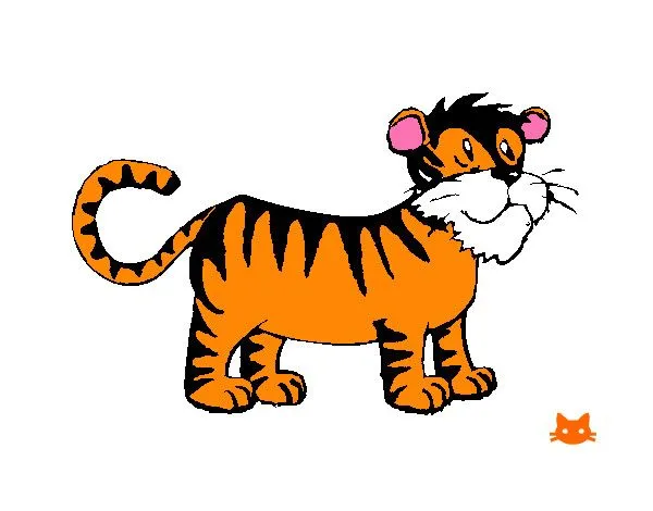 Dibujo de tigre pintado por Tails en Dibujos.net el día 24-11-12 a ...