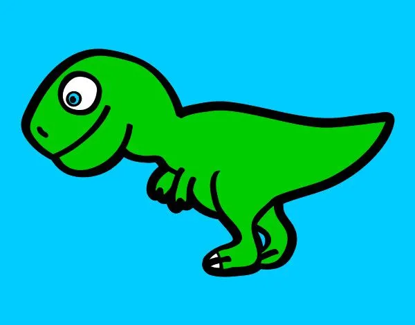 Dibujo de Tiranosaurio rex joven pintado por Lucas2000 en Dibujos ...