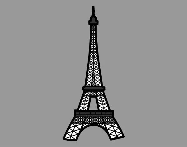 Dibujo de Torre Eiffel pintado por Adriana11 en Dibujos.net el día ...