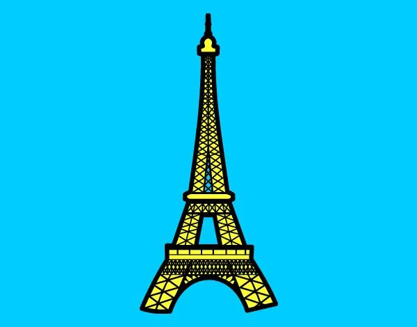 Dibujo de Torre Eiffel pintado por Amalia en Dibujos.net el día 23 ...