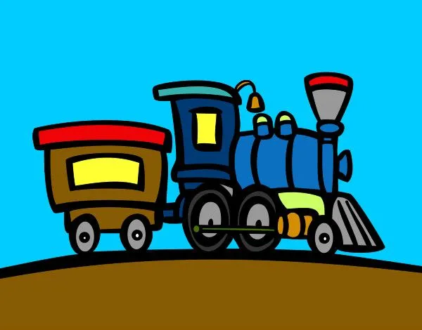 Dibujo de el tren pintado por Johab en Dibujos.net el día 24-11-12 ...
