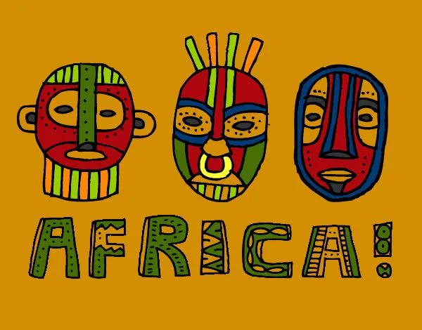 Dibujo de Tribus de África pintado por Paiia en Dibujos.net el día ...