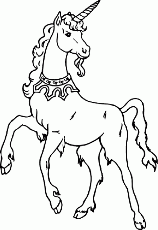 Dibujo de Unicornios para colorear. Dibujos infantiles de ...