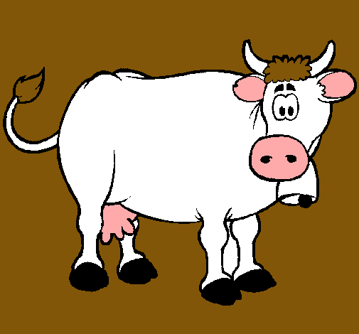 Dibujo de Vaca lechera pintado por Isarmada en Dibujos.net el día ...