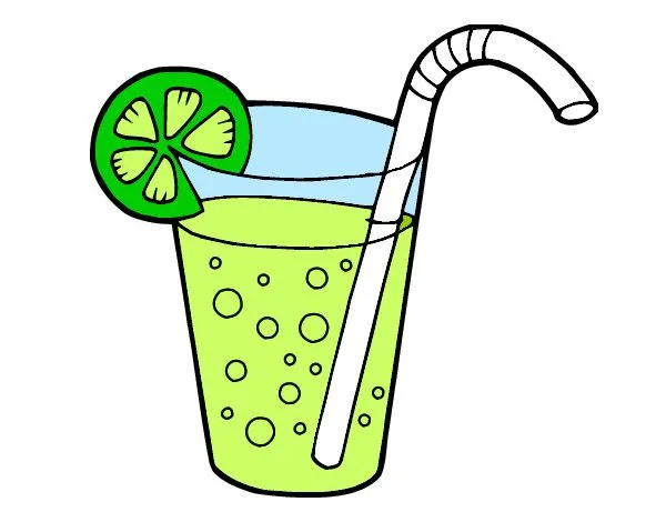 Dibujo de un vaso con agua para colorear - Imagui