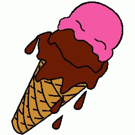 Dibujo del verano: un cono de helado - Dibujos: verano y ...