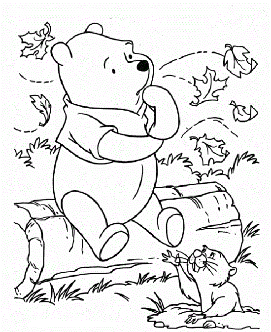 Dibujos a color de Winnie Pooh bebé - Imagui