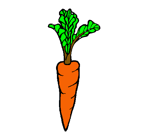 Dibujo de zanahoria pintado por Sheccid en Dibujos.net el día 30 ...