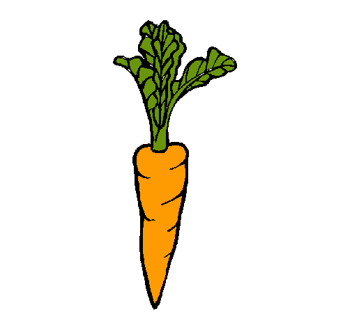 Dibujo de zanahoria pintado por Zanahoria en Dibujos.net el día 26 ...