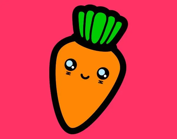 Dibujo de La zanahoria tiernita pintado por Cami444 en Dibujos.net ...