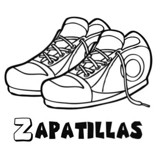 921-4-dibujo-de-zapatillas- ...