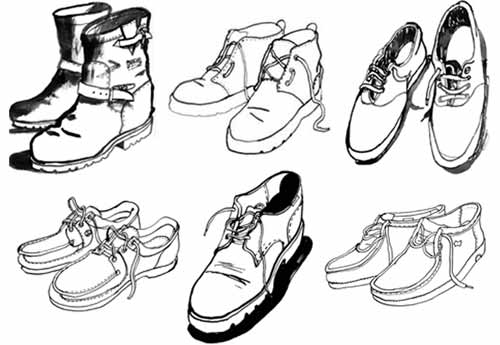 Dibujos de zapatos de niño - Imagui