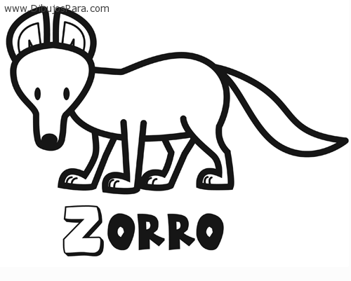 Dibujo de zorro infantil | Dibujos de Zorros para Pintar | Dibujos ...
