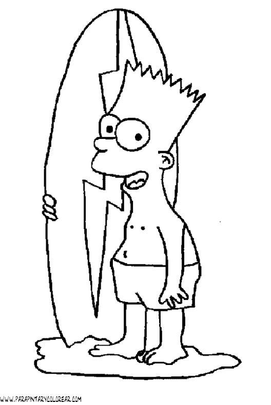 Dibujo de los Simpsons - Imagui