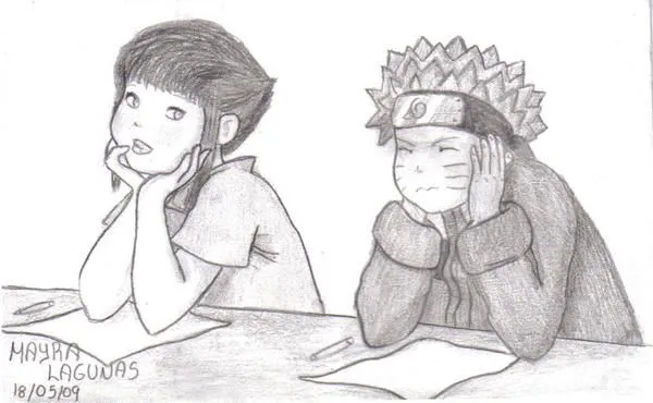 Hinata y Naruto dibujos - Imagui
