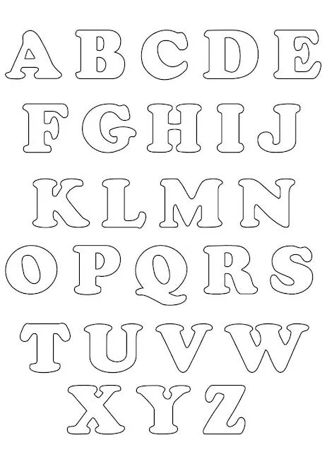 Dibujos del abecedario para colorear e imprimir - Imagui
