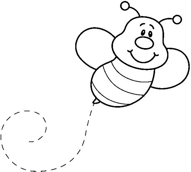 Una abeja para dibujar - Imagui